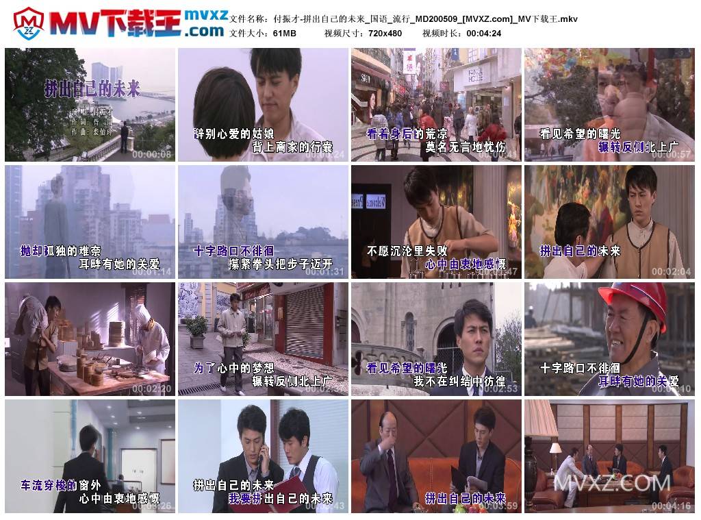 付振才-拼出自己的未来_国语_流行_MD200509